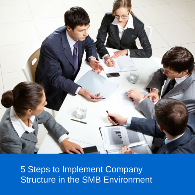 5 Steps to Implement Company Structure in the SMB Environment